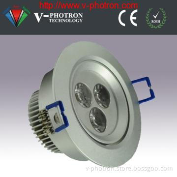 Long Operating Life and High Power 3W LED Ceiling Lamps